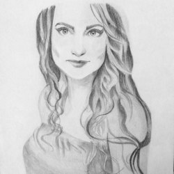 потрет в карандаше