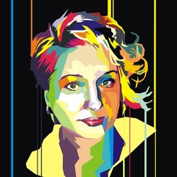 портрет WPAP