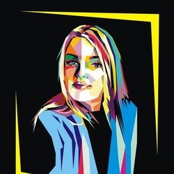 портрет WPAP