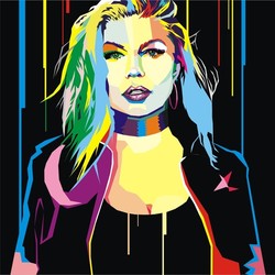 портрет WPAP