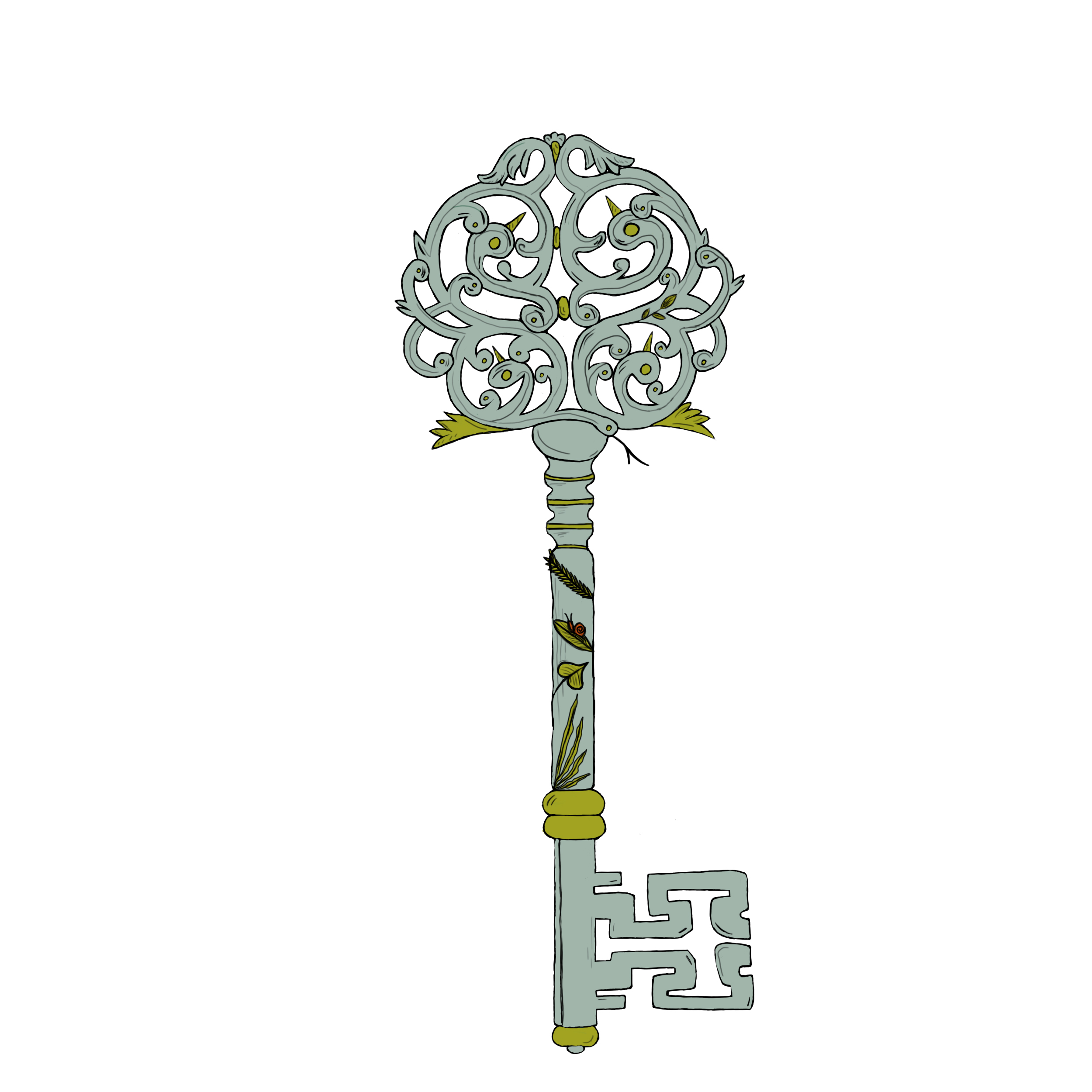 Иллюстрация Ключ в стиле 2d | Illustrators.ru