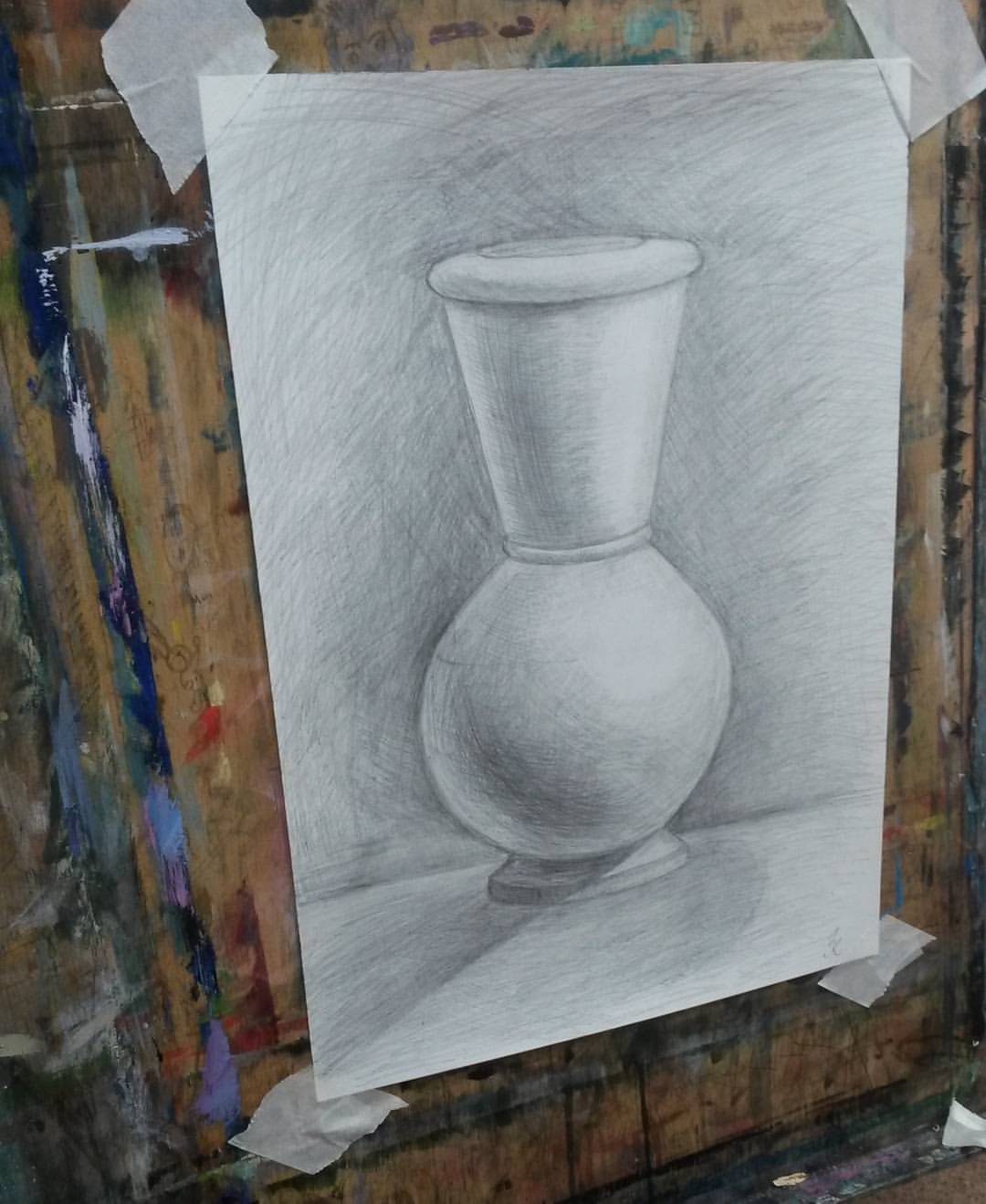 Гипсовые вазы для рисования