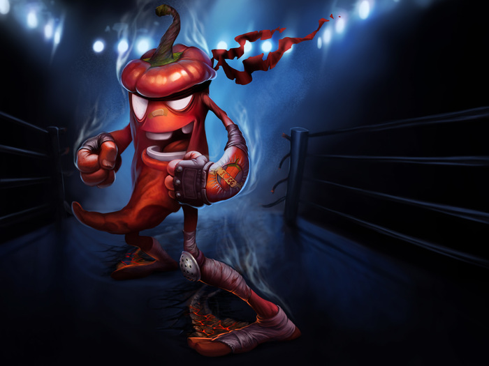 Иллюстрация Chilli в стиле 2d | Illustrators.ru