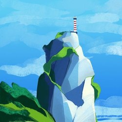 маяк на скале