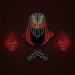 Pixel Art / League of legends / Zed