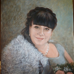 Дама в мехах 