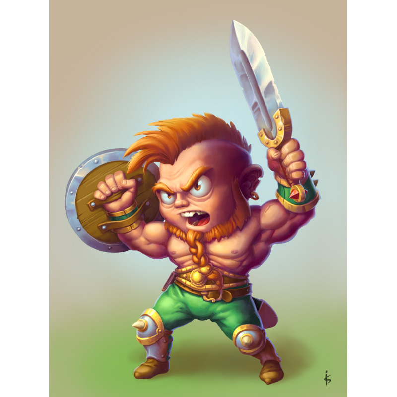 Chibi barbarian