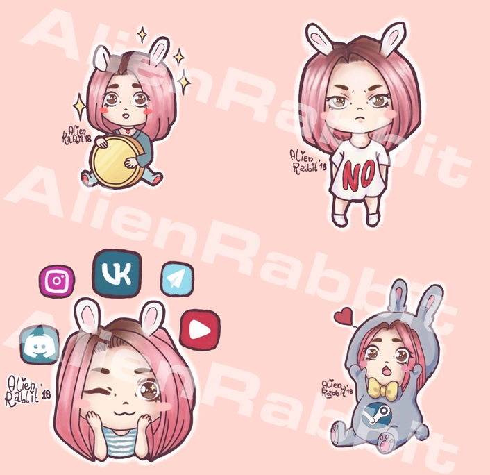 Стикеры для оформления твич-канала