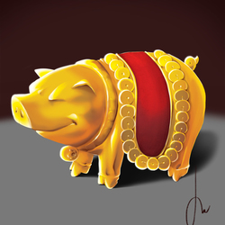 golden pig