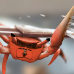 Краб с ножом