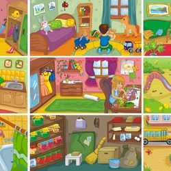 Иллюстрации для детского приложения