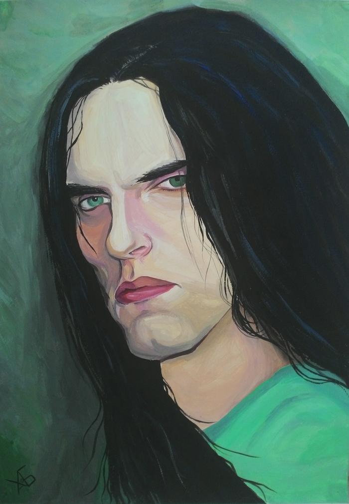 Иллюстрация Gorgeous Peter Steele в стиле живопись, персонажи, реализм Illu...