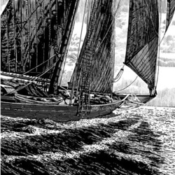 иллюстрация к Дж. Лондону "Морской волк"