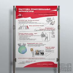 Бизнес плакат для выставки фасилитаторов