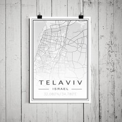 Карта Tel Aviv