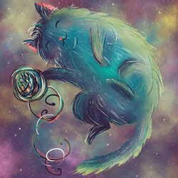 `Космо-кот`\Galaxy cat