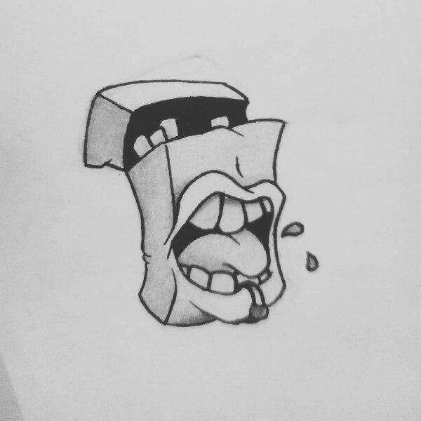 Иллюстрация pack of cigarettes в стиле сюр Illustrators.ru