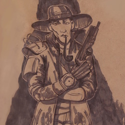 steampunk character 