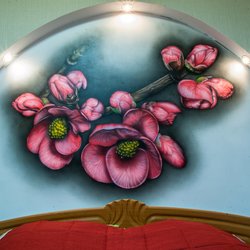 настенная аэрография 