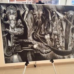 гигер рисовал его картину .