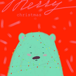 открытка на новый год