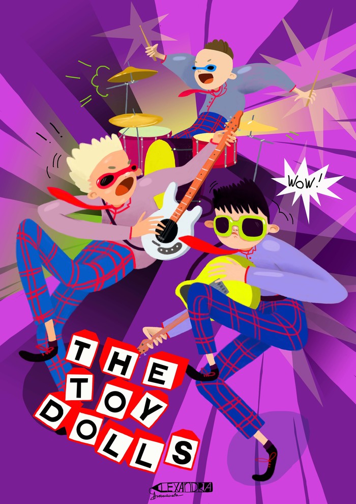 The toy dolls. Toy.