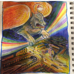 Грифон над городом 