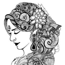 Tribal девушка