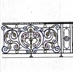 Ограждение балкона в стиле барокко