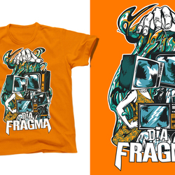 Принт на футболку для группы Dia Fragma