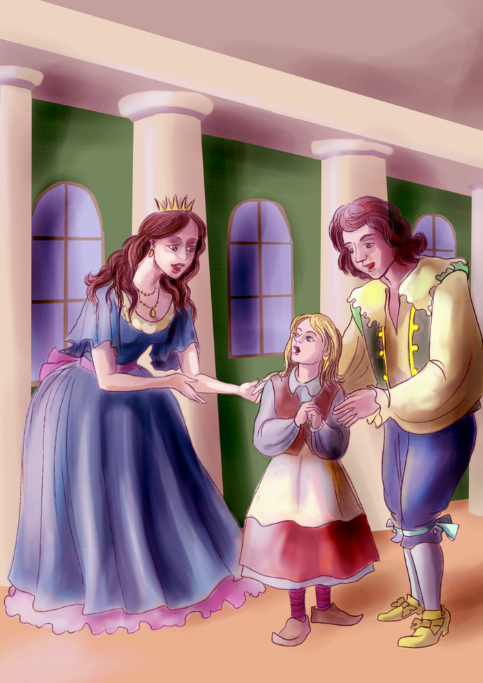 Своевольная невеста читать. Сказка Снежная Королева принц и принцесса.