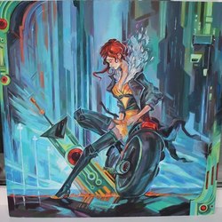 Рэд, персонаж игры "Транзистор". 