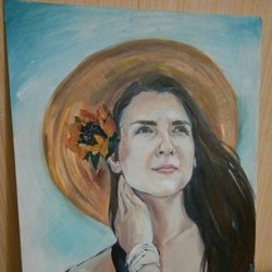 Солнечный день. Портрет Жужу