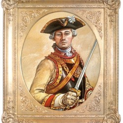 Обер-офицер кирасирских полков 1758г. Россия (фрагмент)
