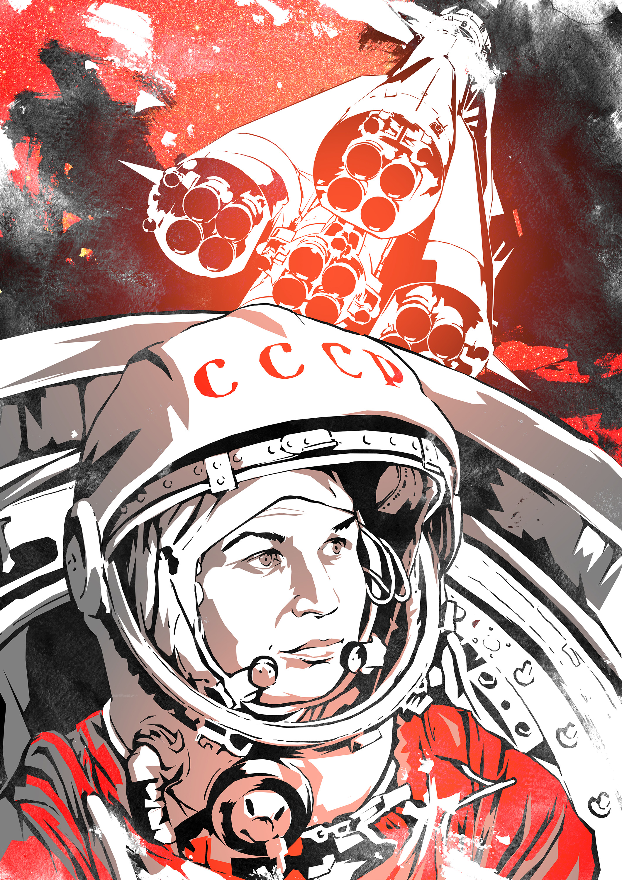 Космонавт плакат