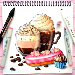 Кофе со сладостями