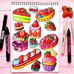 Клубничная страница паттерн