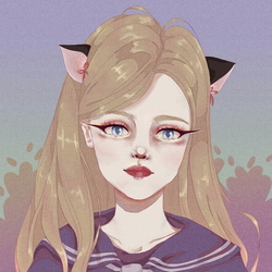 Портрет девушки с ушками