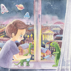 Иллюстрация для книги "Ванины сны" Светланы Воропаевой