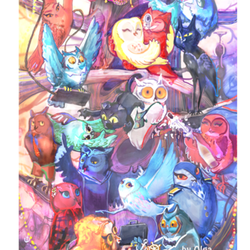 Owl's party, puzzle