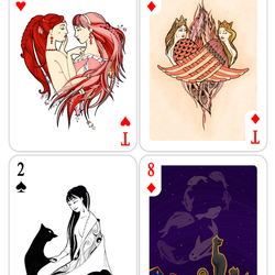 2011. Иллюстрации для колоды карт CardArt