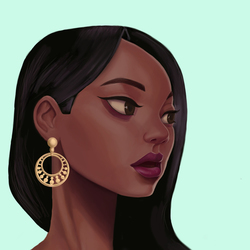 Девушка с сережкой