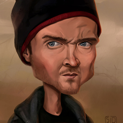 Caricature. Jesse Pinkman