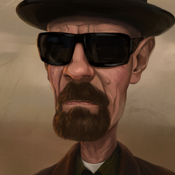 Caricature. Walter White