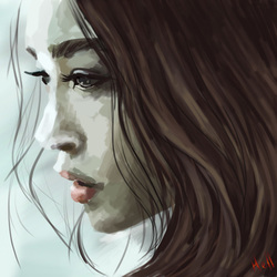 Печальная девушка