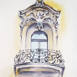 Иллюстрация "Балкон"