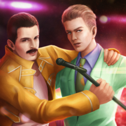 Under Pressure - Freddy Mercury & David Bowie 