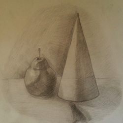 конус с грушей