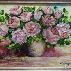 Розы. Холст. Масло
