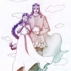 Славянский пантеон. Тара и Даждьбог.